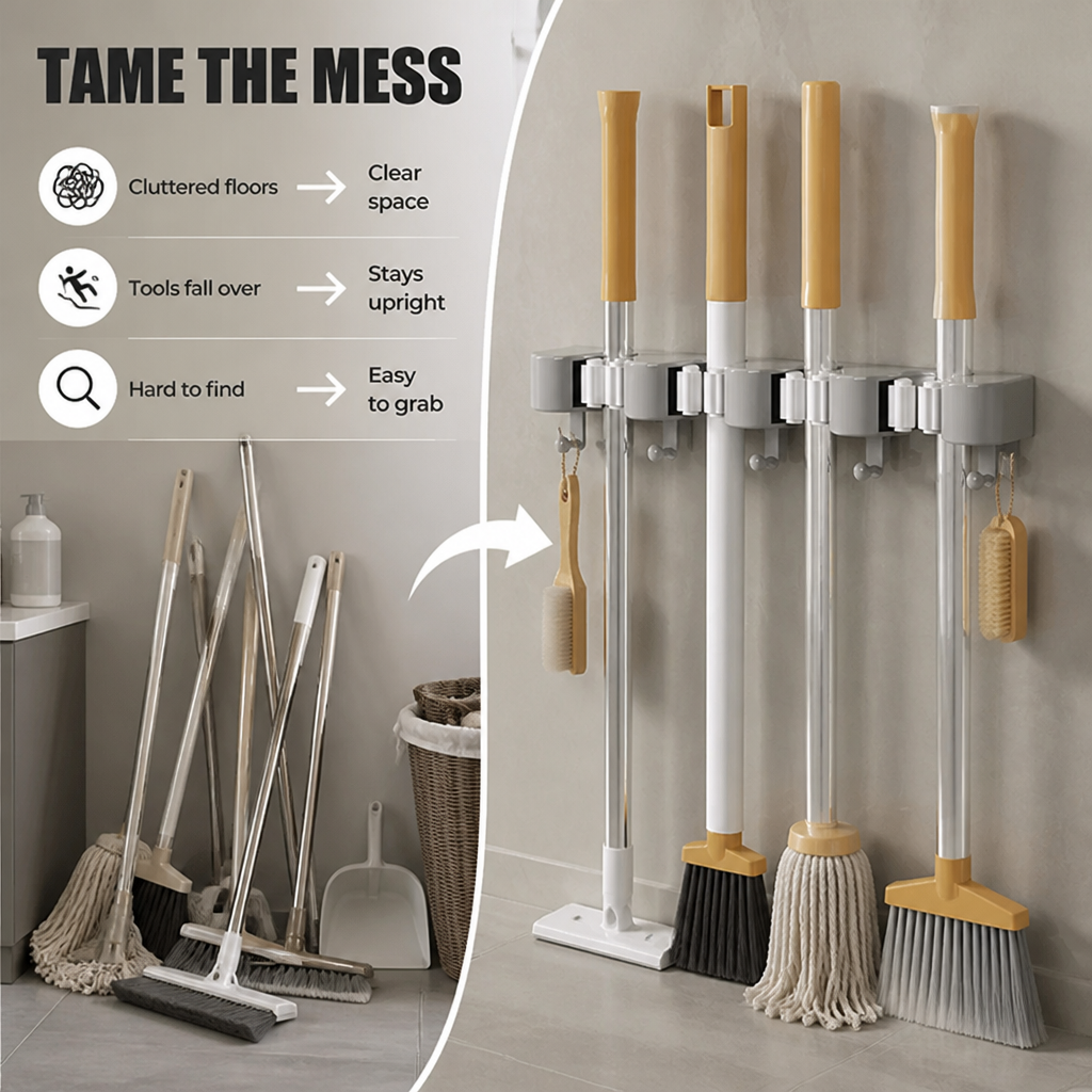 TidyGrip™ — Reclaim Your Floor and Find Every Tool in a Snap