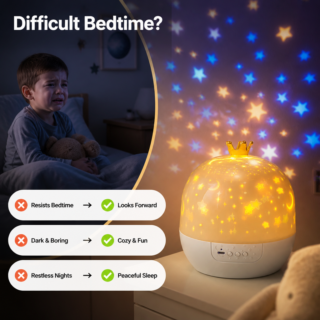 StarryNest™ — Turn Lights-Out Into a Cozy Little Adventure