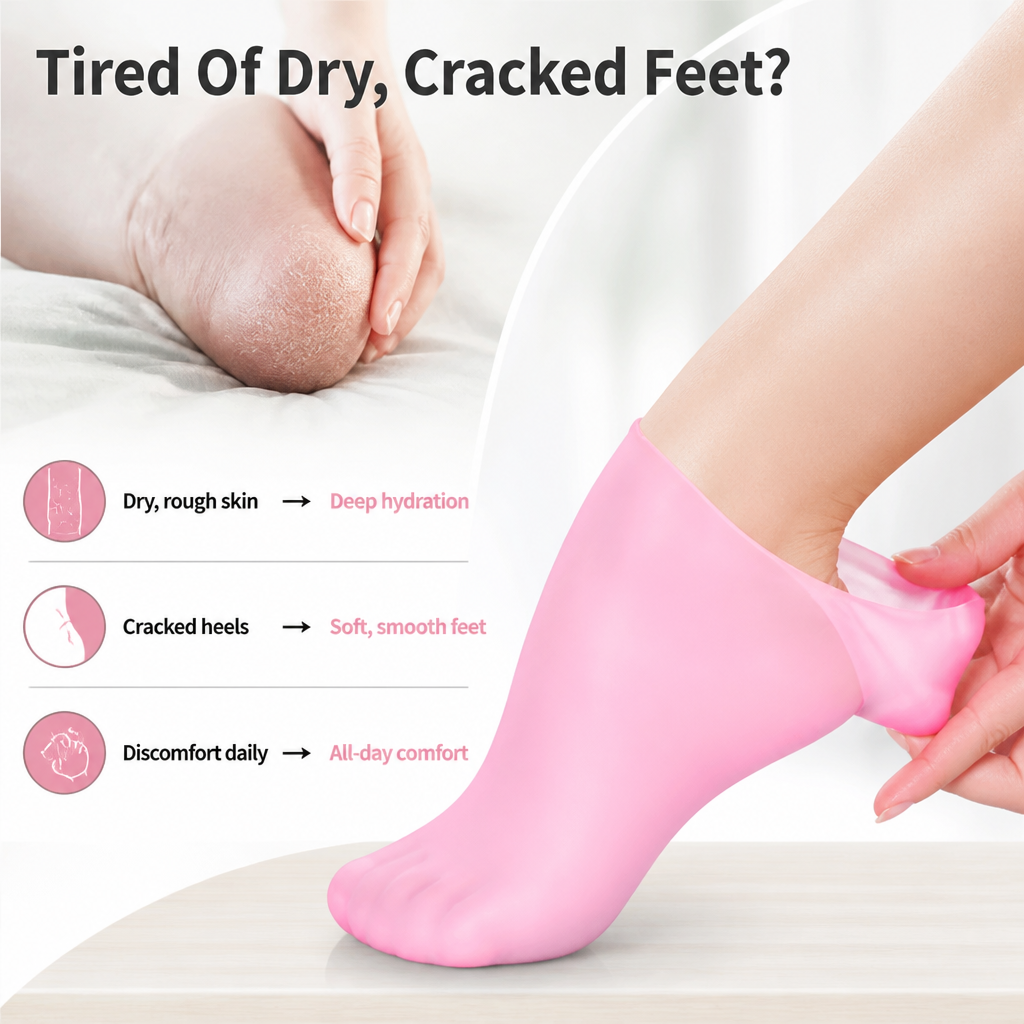 VeluraSilk™ — Unlock All-Day Softness and Say Goodbye to Cracked Feet Forever