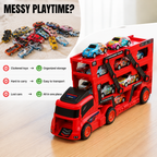TurboTrail™ Racer & Hauler — Ignite Your Child’s Imagination with Nonstop Racing Thrills and Perfectly Organized Play