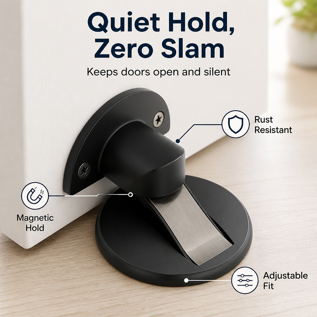 SilentGrip™ — Enjoy Absolute Peace with Every Door That Never Slams or Rattles