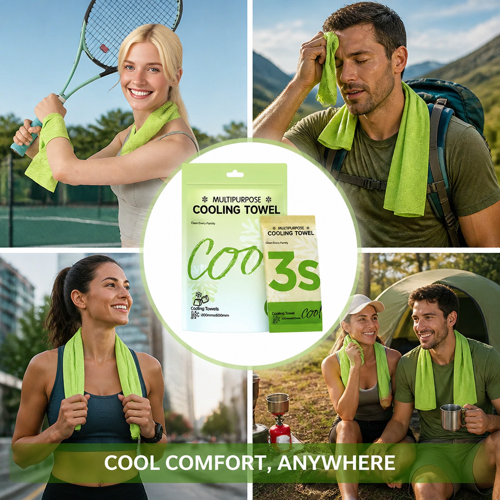Glaciera™ — Stay Cool, Bug-Free, and Focused No Matter the Heat