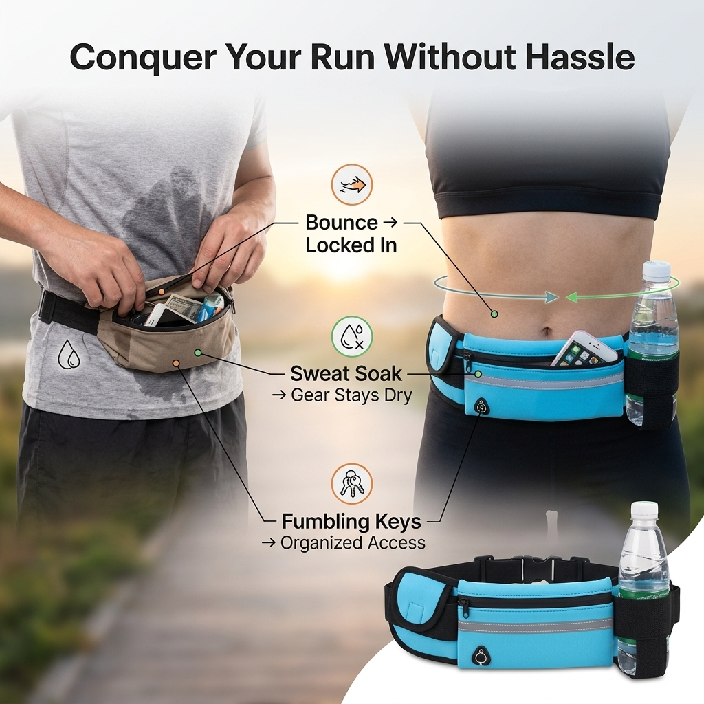 HydraStride™ — Run Unstoppable with Total Comfort and Secure, Sweat-Free Gear