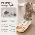 SliceSure™ Portable Pill Cutter — Perfectly Split Pills for Total Control and Peace of Mind