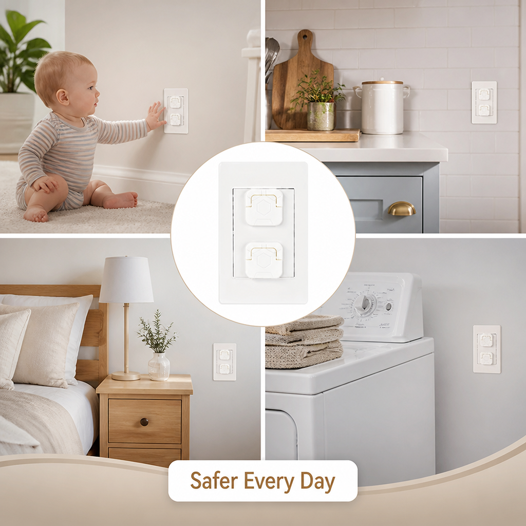 Socketta™ — Childproof Every Outlet in Seconds for a Safer Home