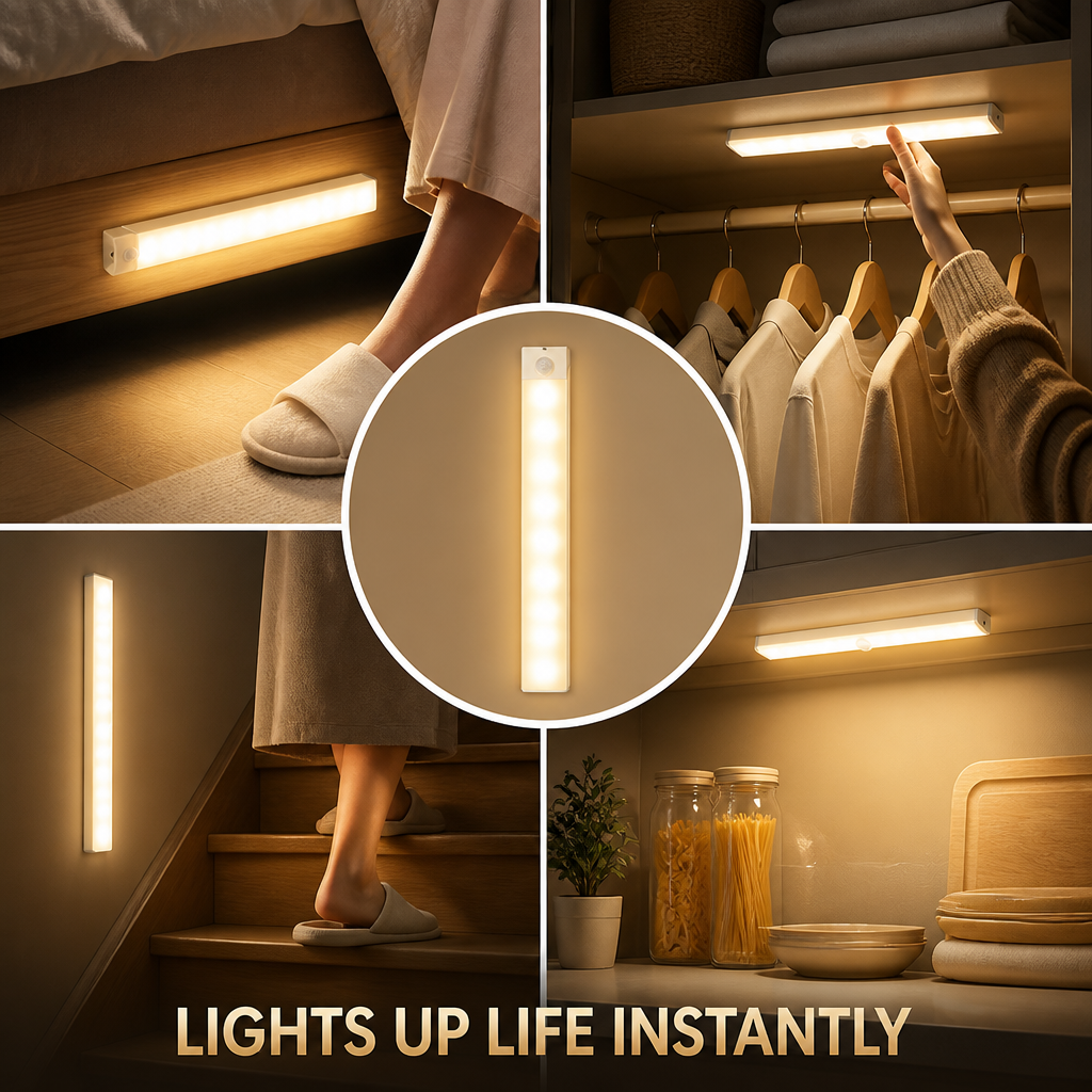 LumaSense™ Motion Glow — Lights That Welcome You Home, Hands-Free and Hassle-Free