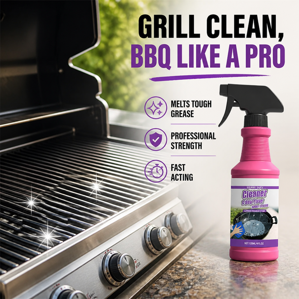 GrillForce™ Heavy-Duty Degreaser — Melt Away Grease Fast for a Grill That Wows Every Time