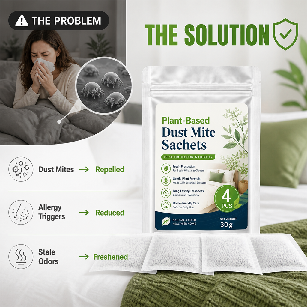 HarmonyHaven™ — Enjoy Deep, Allergy-Free Sleep Wrapped in Natural Freshness