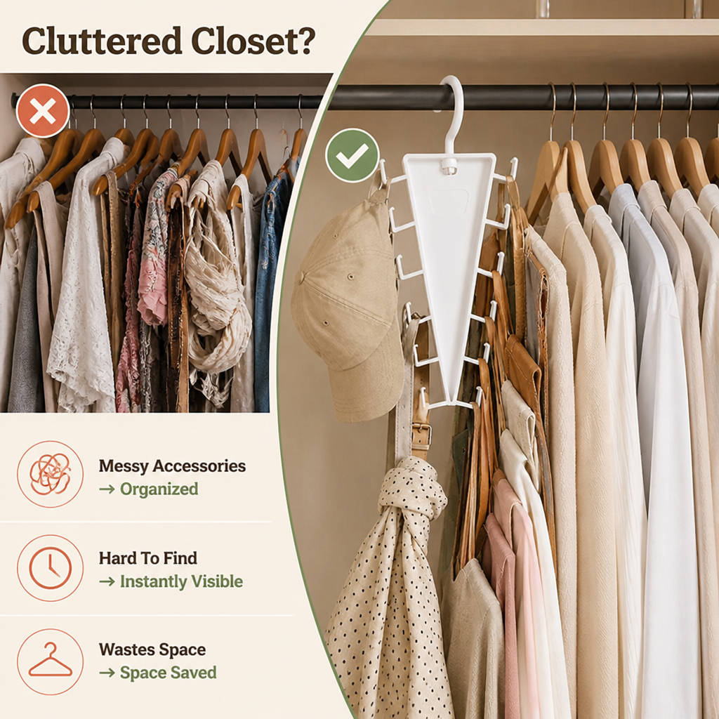 VeloraFlex™ — Instantly Unlock Closet Space and Effortless Mornings