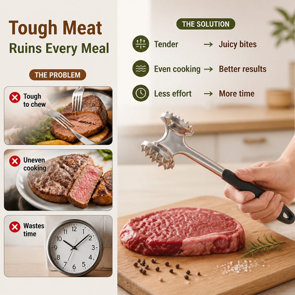 TitanTender™ — Unlock Juicy, Tender Meat with Every Strike