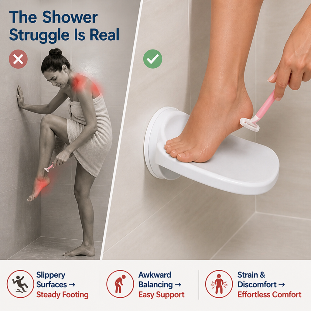 StepEase™ — Experience Steady Comfort That Makes Every Shower Feel Effortless