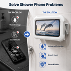 AquaCling™ — Protect Your Phone and Transform Showers into Pure Entertainment Bliss
