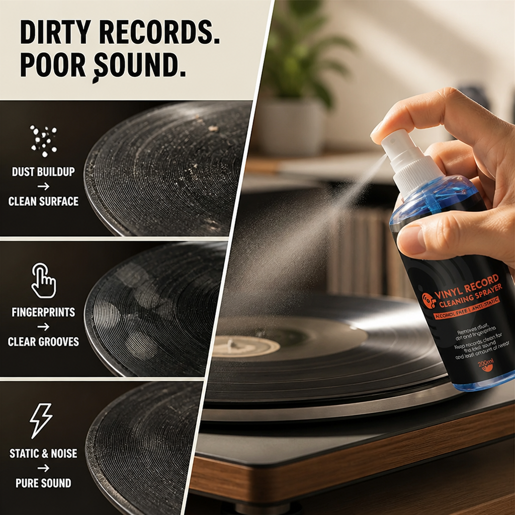 SpinSilk™ — Feel Every Note with Flawless, Crackle-Free Vinyl Sound