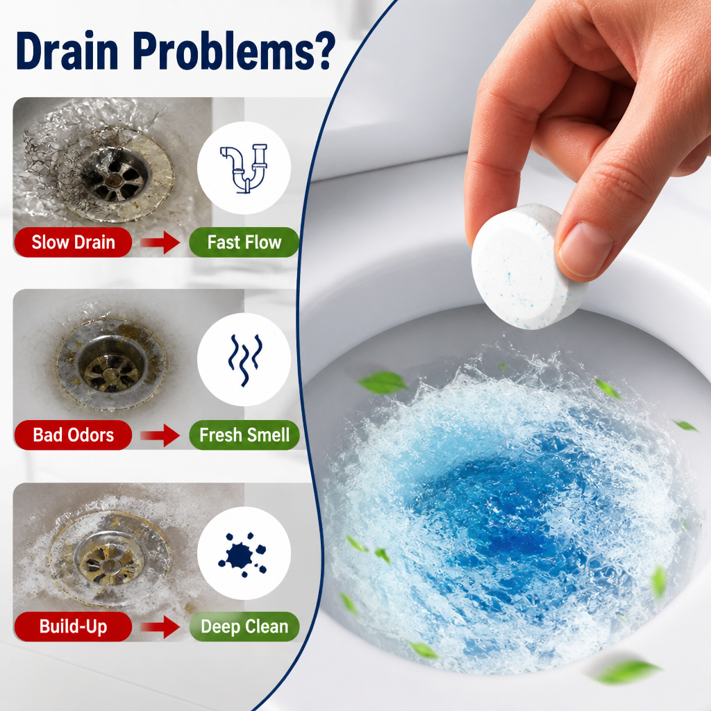 AquaPulse™ — Restore Swift Flow and Banish Drain Odors Instantly