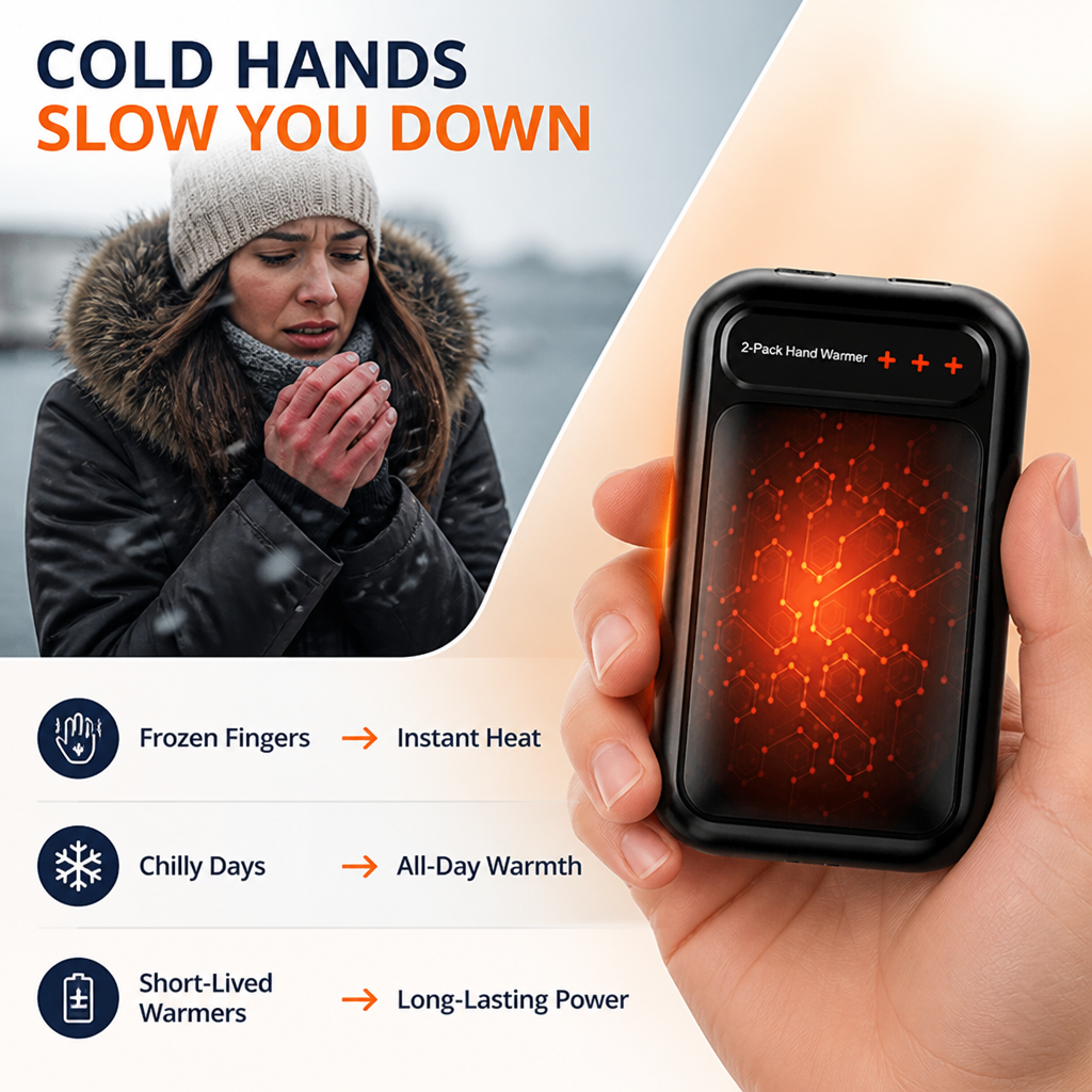 RamoraHeat™ — Instant Pocket Warmth That Turns Freezing to Freedom