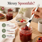 LuxaraSpoon™ — Scoop Effortlessly, Savor Every Moment Without Mess or Strain
