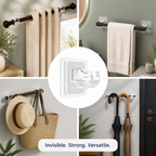 ClearMount™ — Make Your Curtains Float with Invisible Strength and Effortless Style
