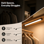 GlowAura™ Motion Light — Illuminate Your Path Instantly for Safer, Smarter Living (3 pieces any size)