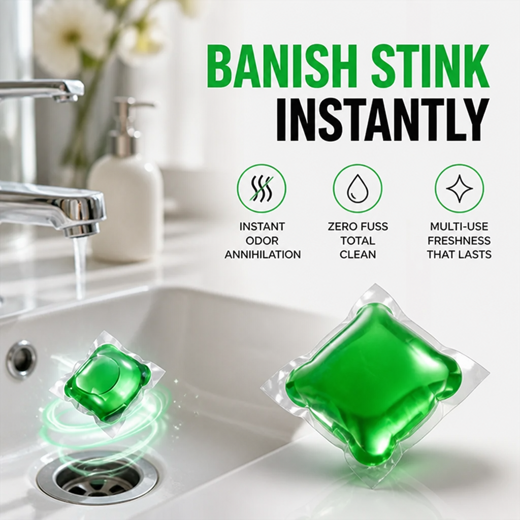 PureMist™ Drain Pods — Banish Stink Instantly for a Home You’re Proud to Invite Into