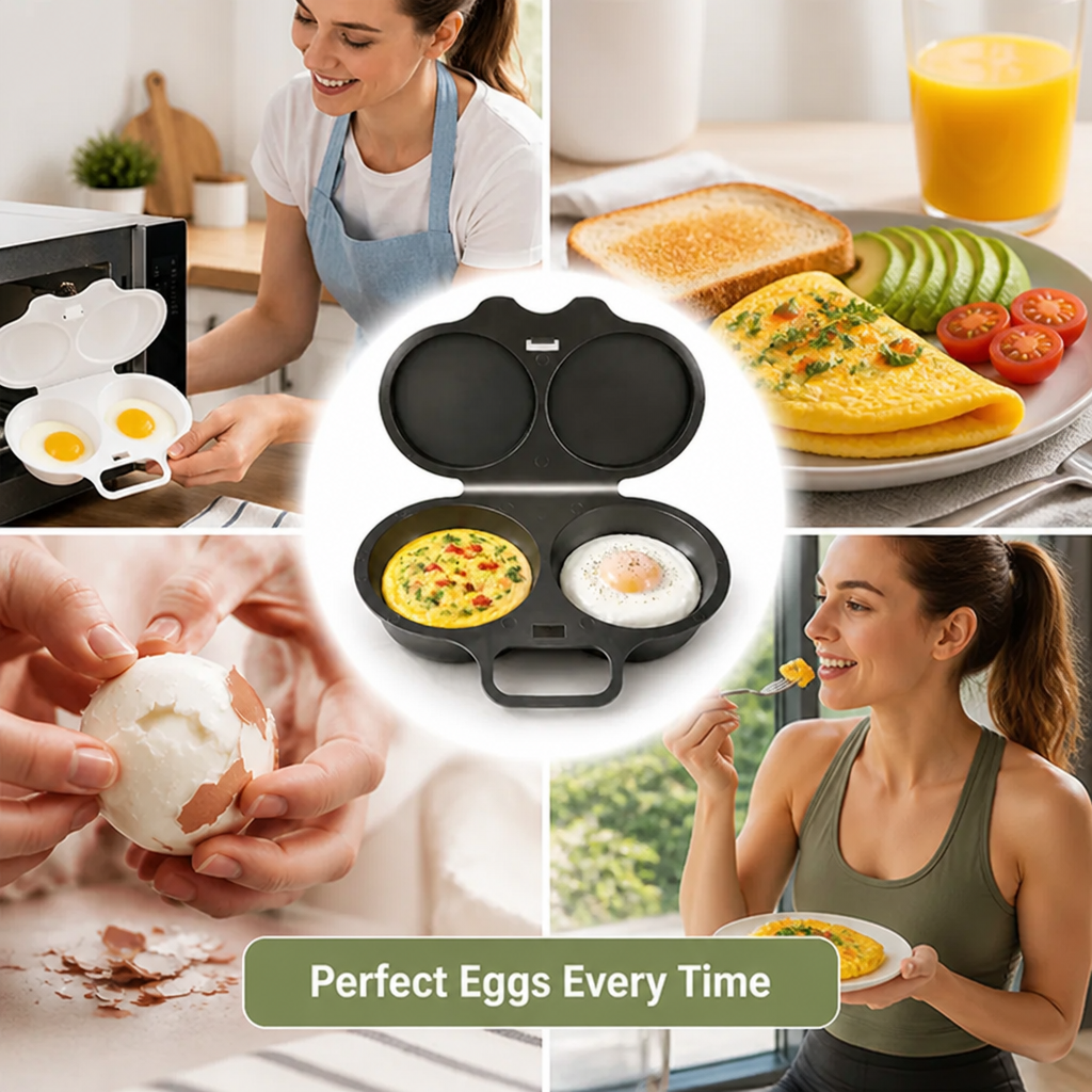 SwiftEgg™ — Effortless, Fluffy Eggs That Power Your Mornings