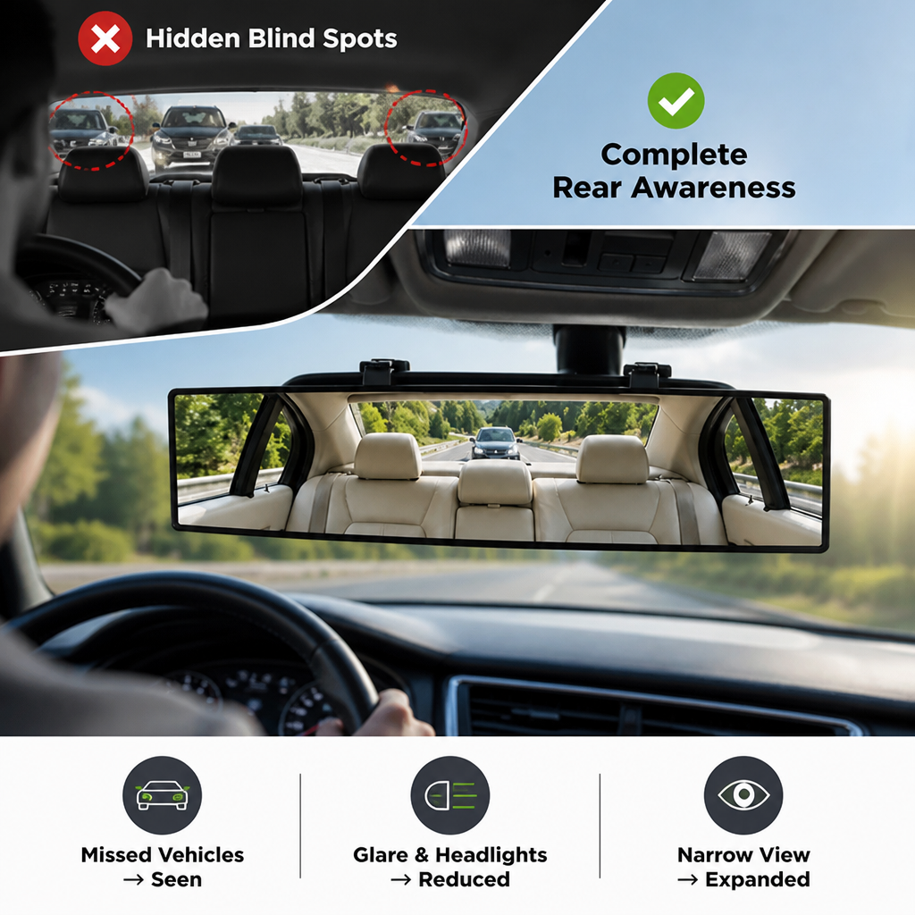 PanoraDrive™ — See Every Blind Spot Instantly and Drive with Rock-Solid Confidence