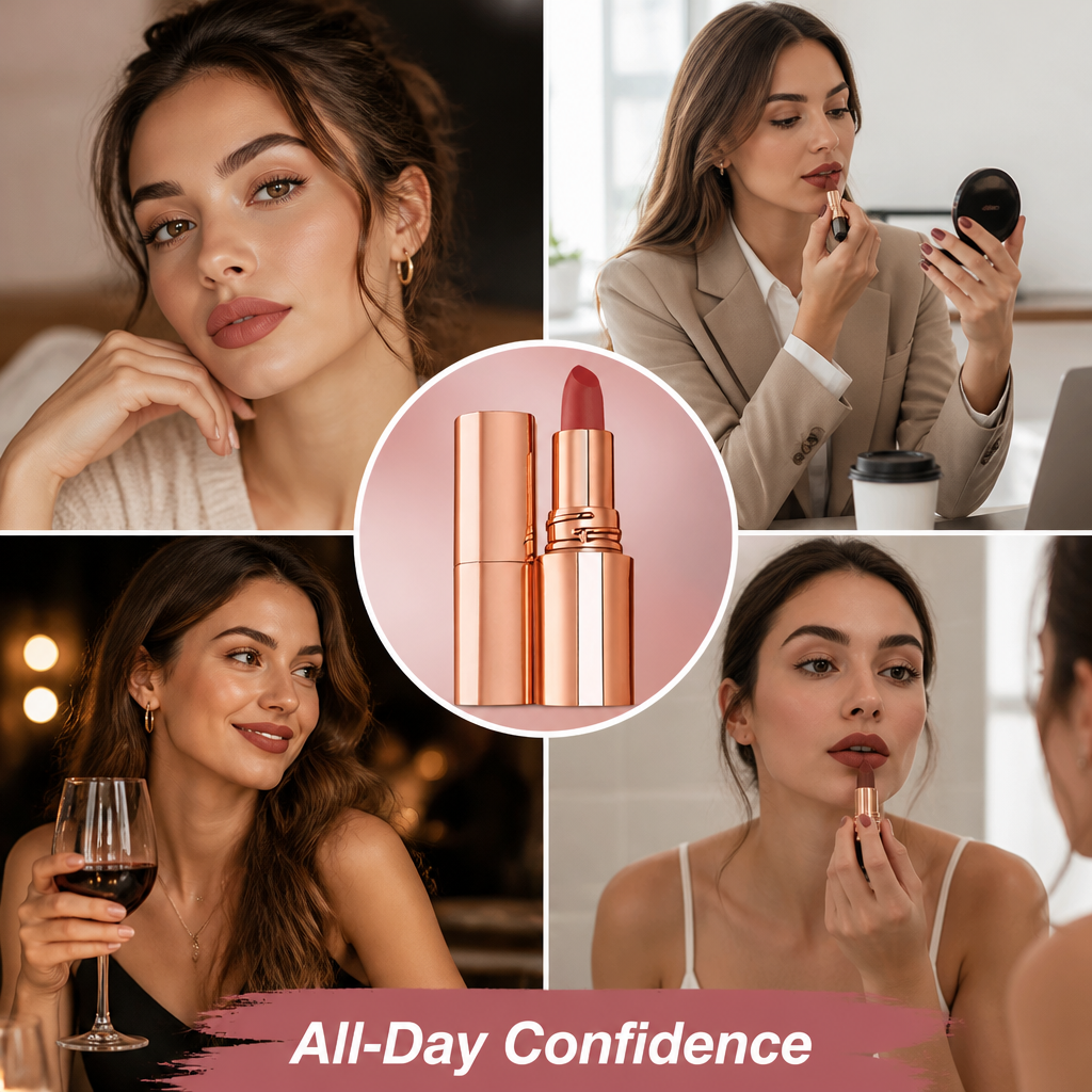Liplora™ — Bold Matte Lip Color That Lasts From Morning to Midnight
