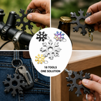 TitanHex™ Snowflake Multi-tool — Carry 18 Tools in One and Conquer Every Fix Instantly