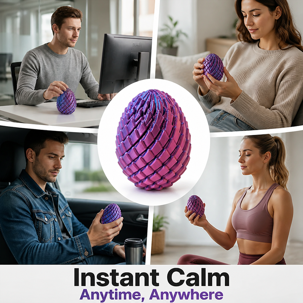 SereniShell™ — Turn Stress into Instant Calm with Every Satisfying Twist