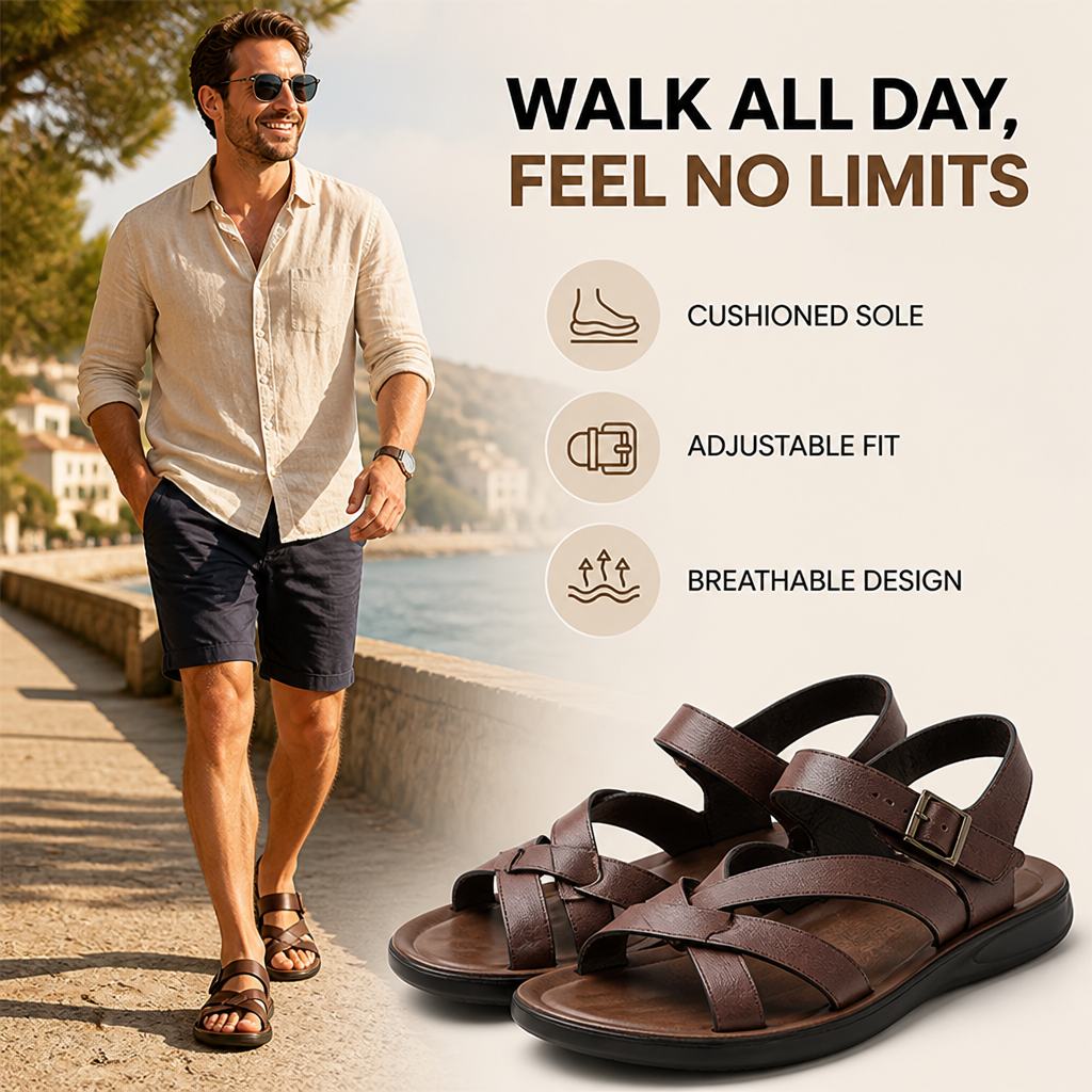 Solstride™ Sandals — Walk All Day Like You’re on Air, Look Sharp Everywhere You Go