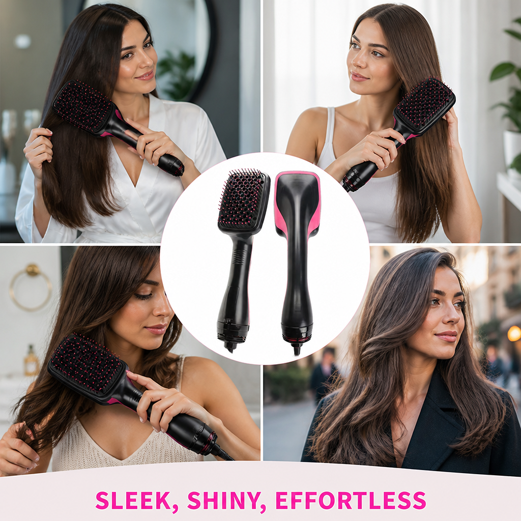 VivaTress™ Hot Air Styler — Effortless Volume and Shine for Stunning, Head-Turning Hair