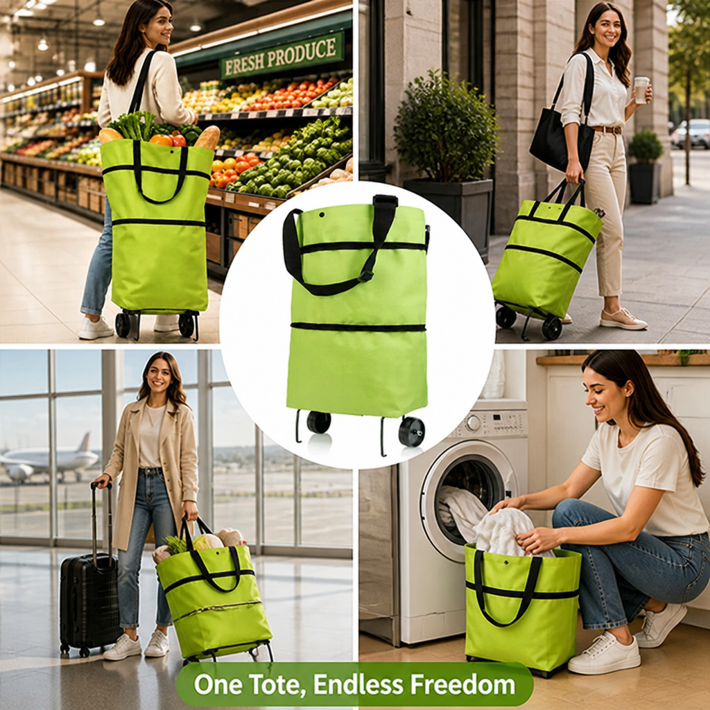 GlideLift™ Tote — Effortless Carrying That Lightens Every Load and Day