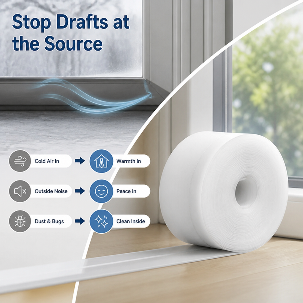 SilencaShield™ — Seal Out Cold and Chaos for a Cozy, Quiet Home Instantly