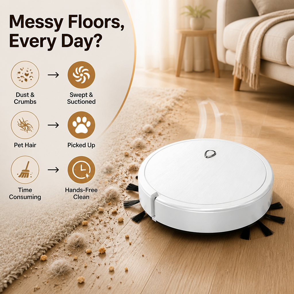 PureNest™ — Effortless Cleaning That Frees Your Time and Calms Your Home
