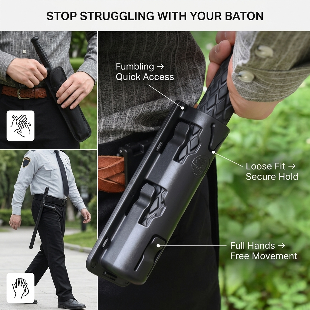 ReadyReach™ Baton Clip — Keep Your Baton Close and Your Hands Free