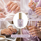 LumaLuxe™ Nail Elixir — Unleash Rock-Solid Nails with a Hypnotic Lilac Glow
