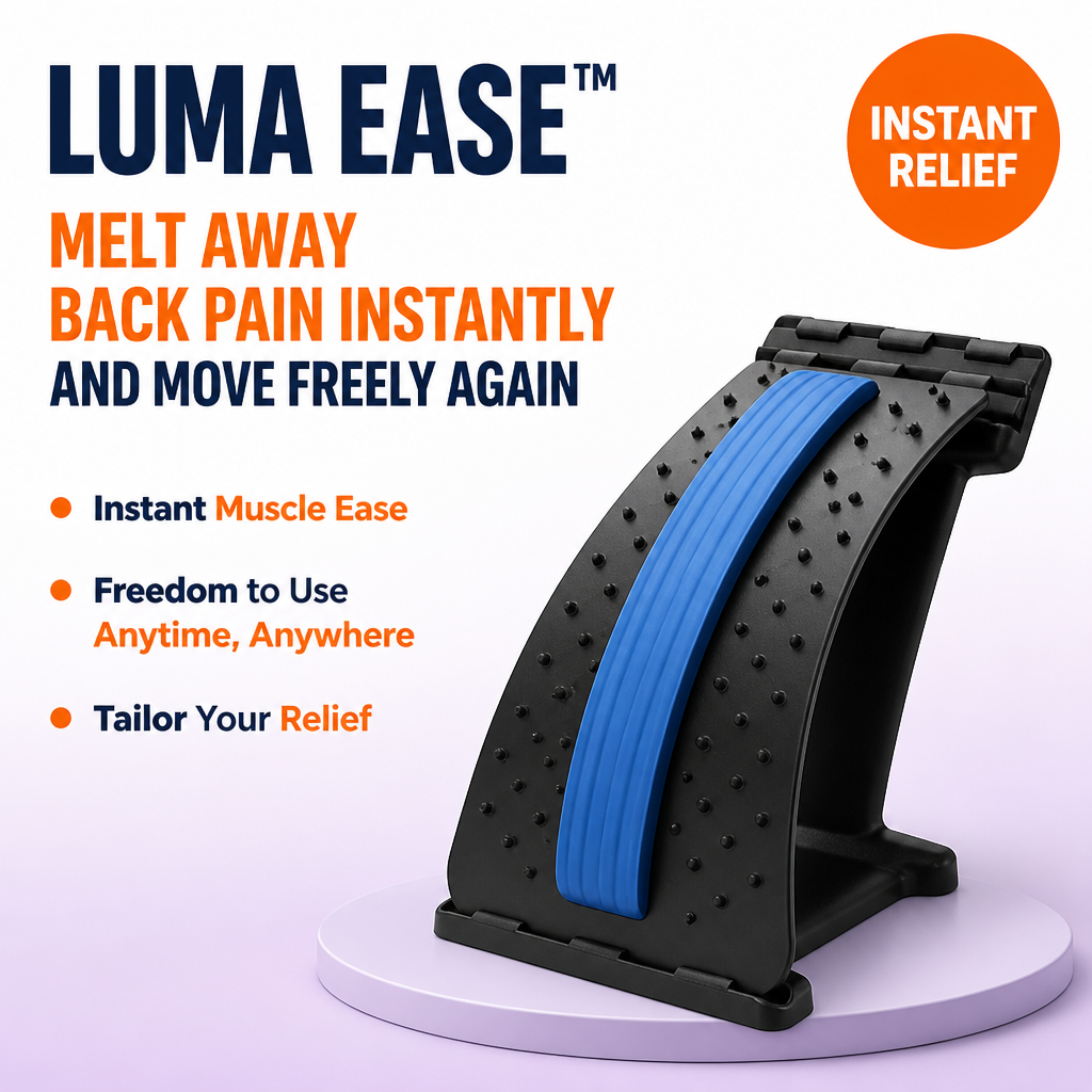 LumaEase™ — Melt Away Back Pain Instantly and Move Freely Again