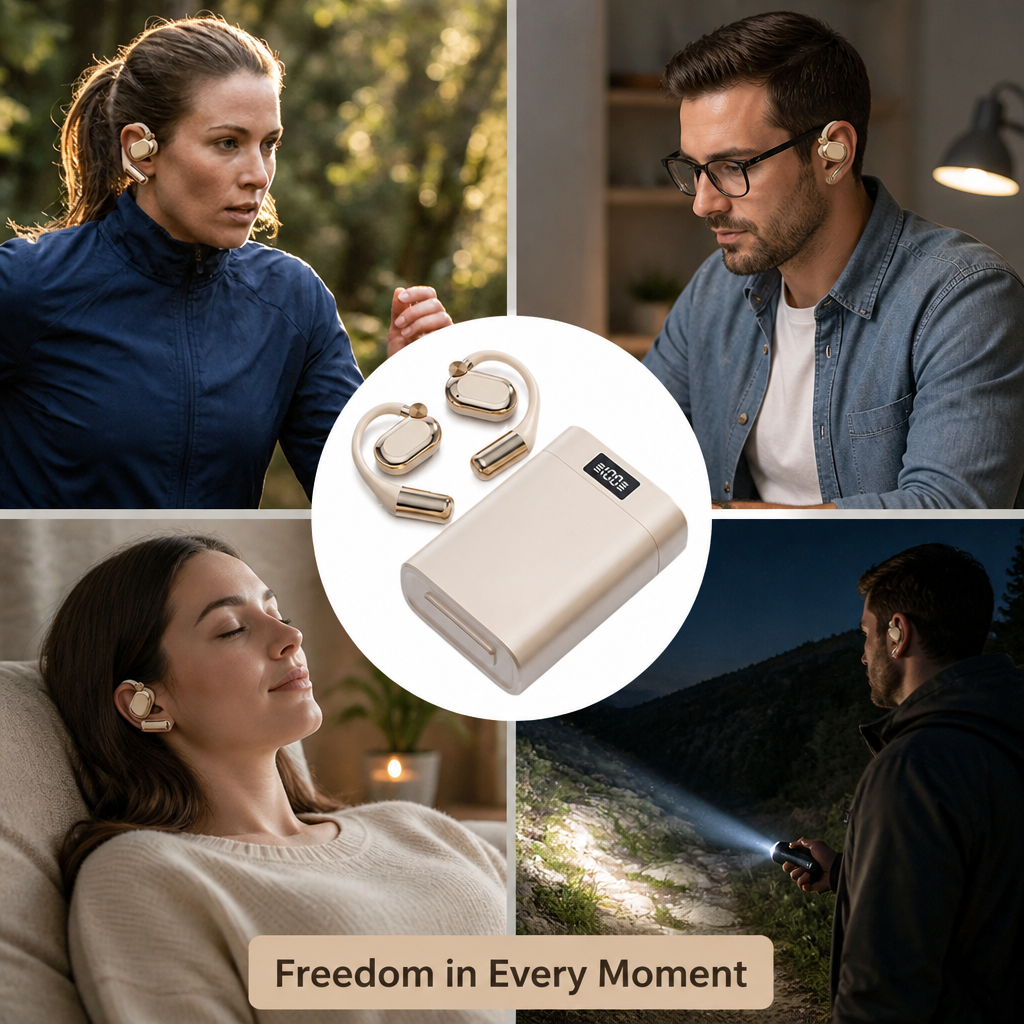 AeroPulse™ — Experience Total Freedom with Feather-Light, Crystal-Clear Sound All Day Long