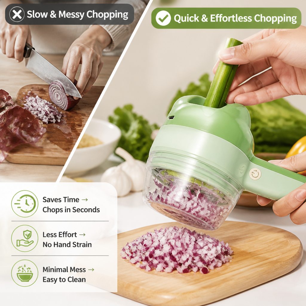 RaminoSlice™ — Effortless Precision That Turns Chopping Into Joy