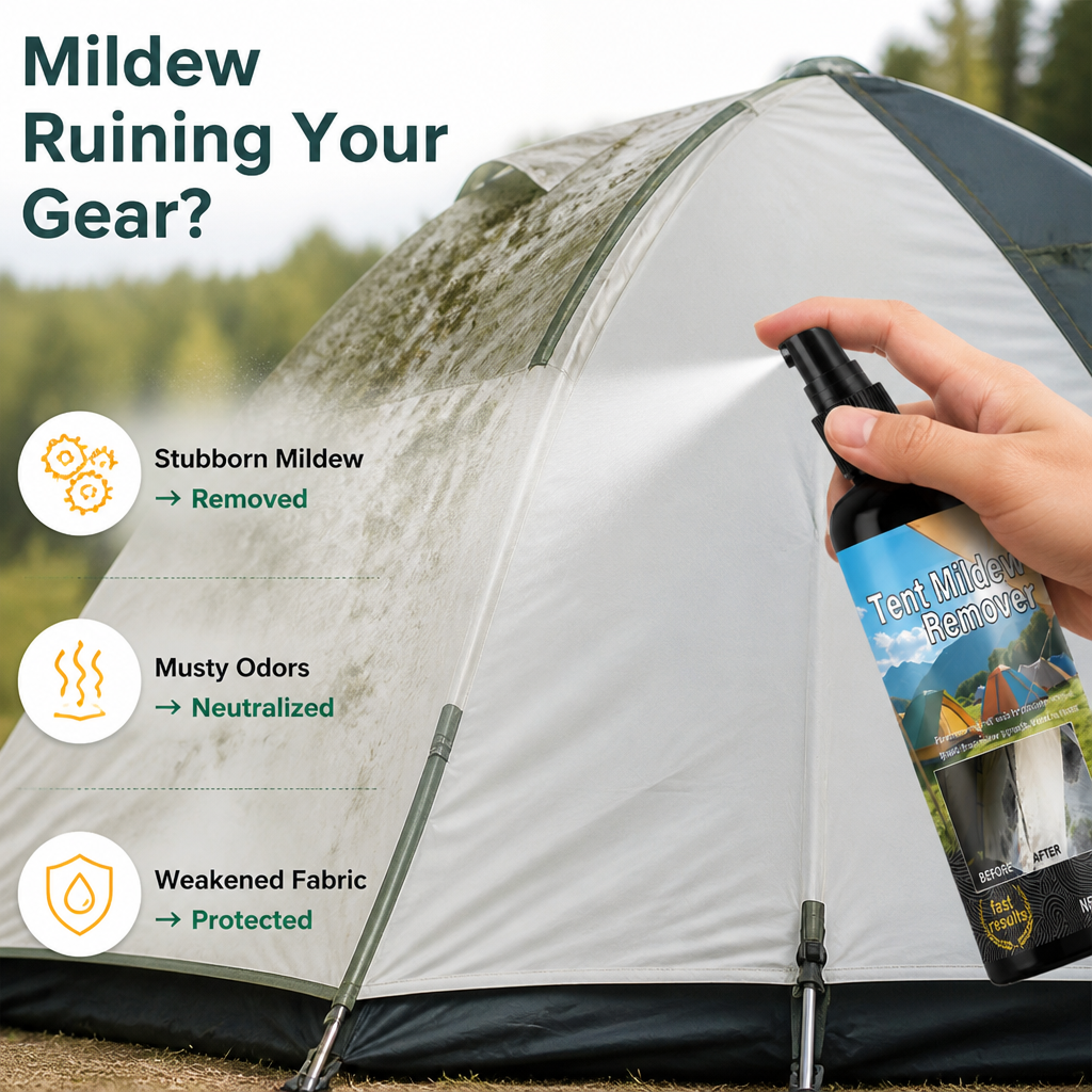 EcoRevive™ Mildew Eraser — Instantly Restore Fresh, Waterproof Gear Without the Scrub