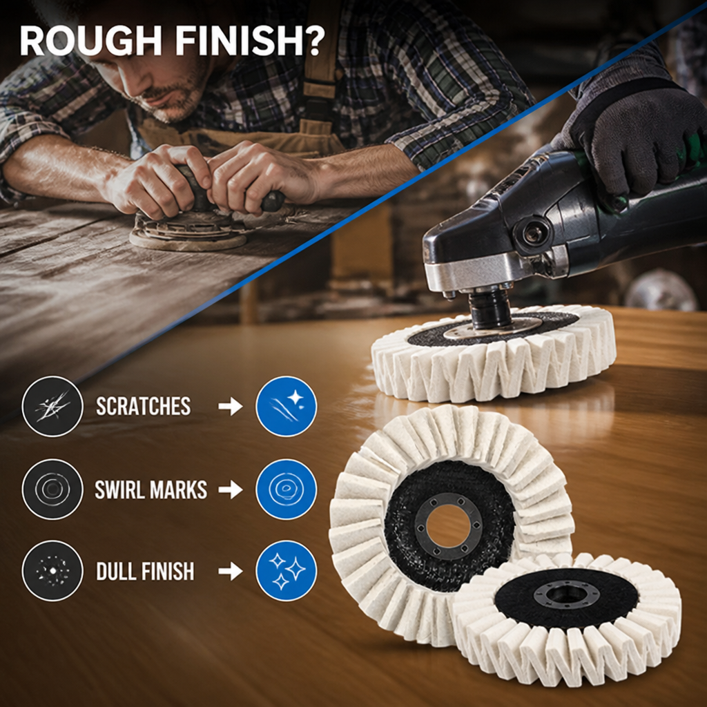 Buffora™ — Turn rough-looking results into a refined finish you’re proud to show off