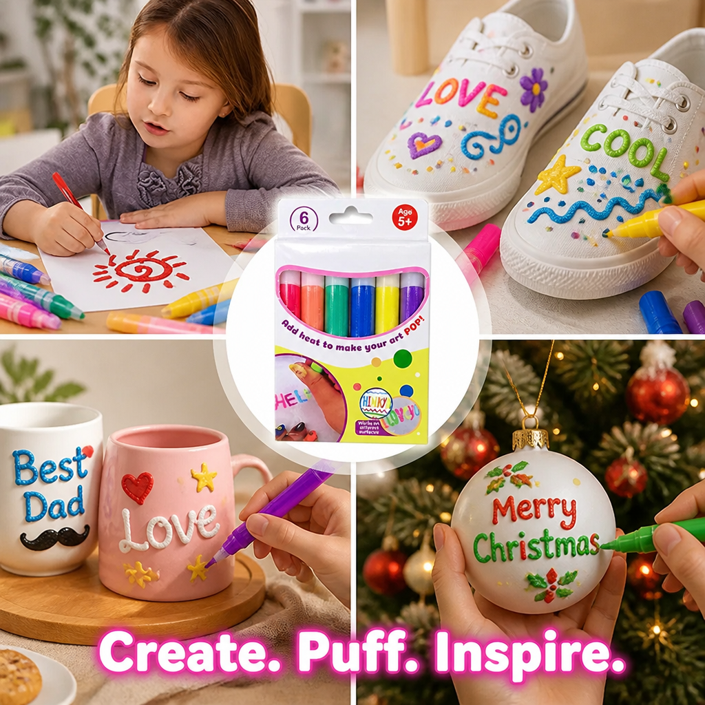 NovaPuff™ — Ignite Your Creativity with Stunning 3D Art That Demands to Be Touched (6pcs)