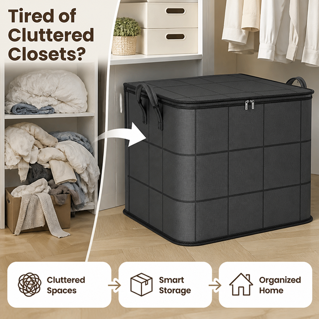 FortiStor™ Bedding Vault — Crush Clutter and Enjoy a Serene, Spacious Home Instantly