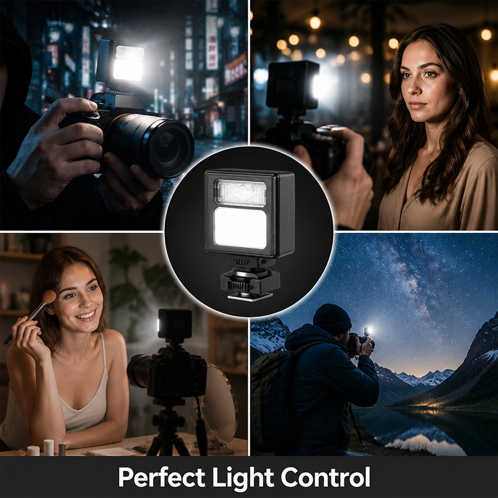 LumiSnap™ Mini Flash — Capture Stunning Shots Anytime, Anywhere with Perfect Light Control