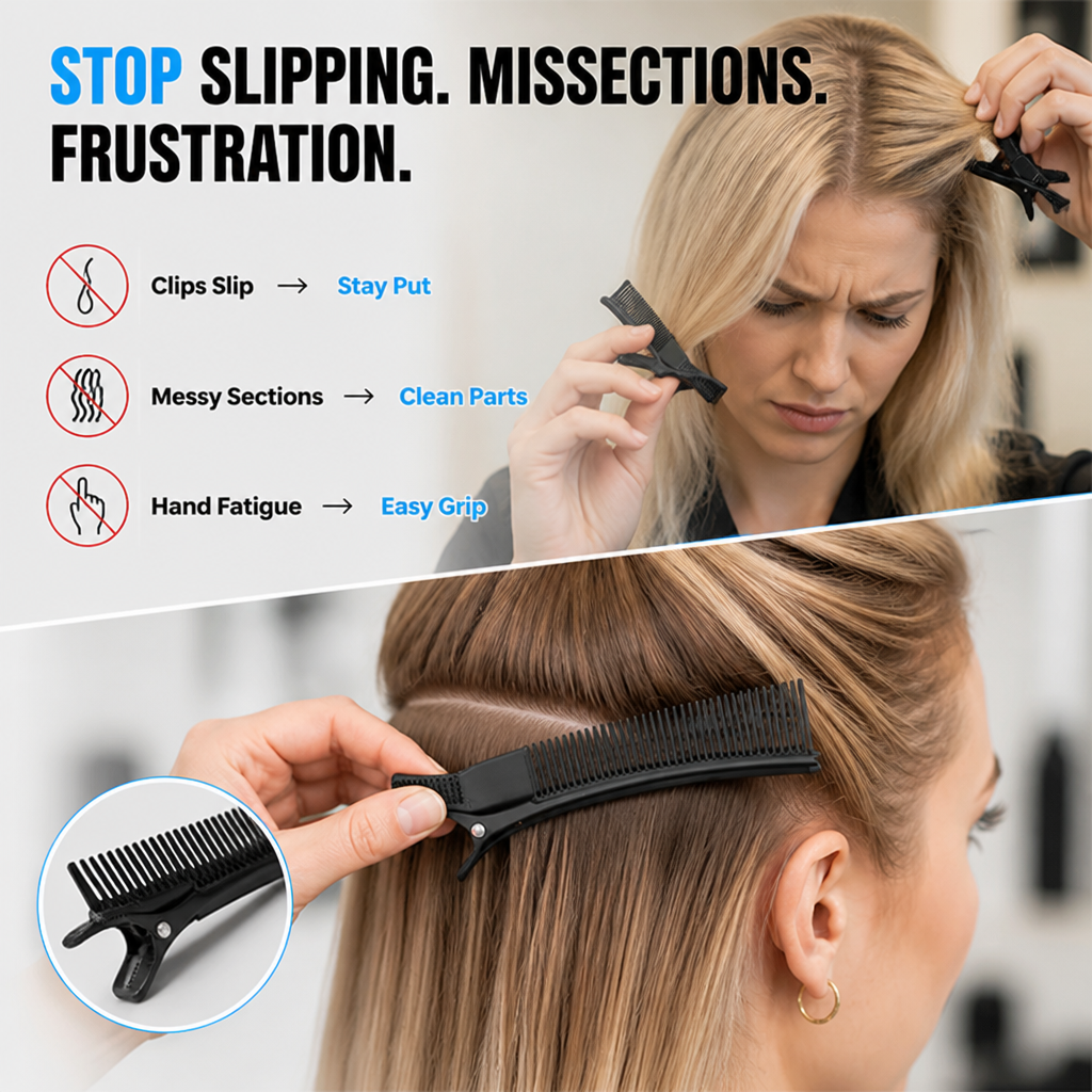 FlexiHold™ Hair Clips — Take Command of Every Strand with Rock-Solid Grip and Effortless Precision