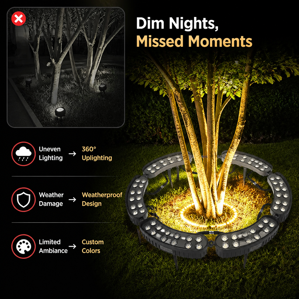 LuminaOrb™ — Surround Your Outdoors with Show-Stopping, Weatherproof Brilliance
