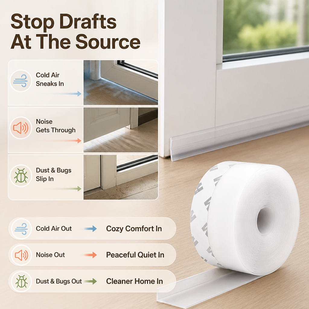 SwiftSeal™ — Lock In Cozy Quiet and Shut Out Every Chill