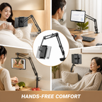 Tabnook™ — Watch Hands-Free From Bed, Sofa, or Desk Without Clamps
