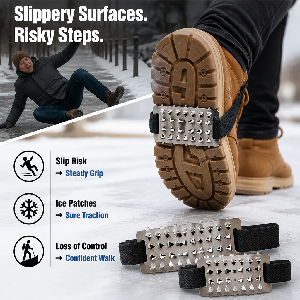 FrostGrip™ — Own Every Step with Unshakable Confidence on Ice and Snow