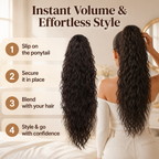LuxeCurl™ — Instant, Head-Turning Volume That Feels Like Your Own Hair