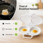SolaraSteam™ — Power Your Mornings with Perfectly Steamed, No-Mess Eggs in Minutes
